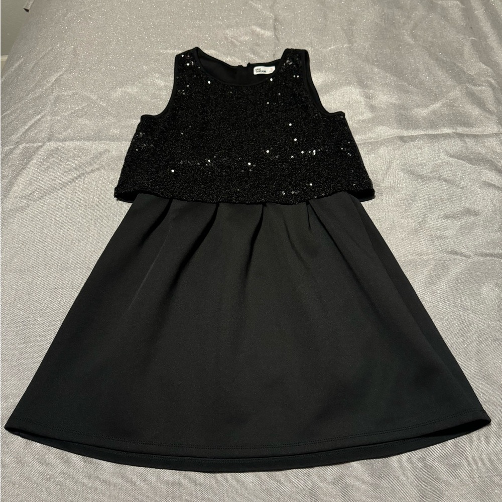 Epic Threads Black Pleated A-Line Dress